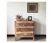 Commode en bois vintage