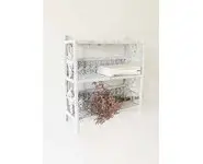 Etagère murale en osier