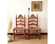 Paire de chaises Majorquines
