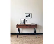 Console vintage pied compas