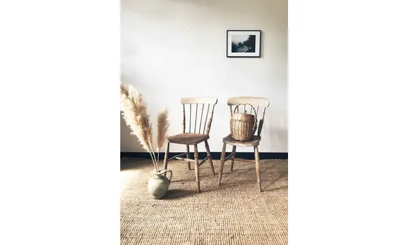 Chaises style "western"