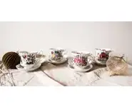 Tasses fleuries vintages