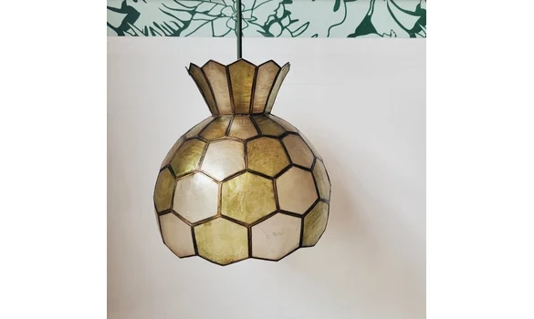 Suspension nacre - Fil vert