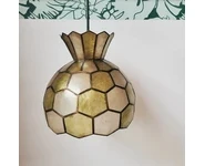 Suspension nacre - Fil vert